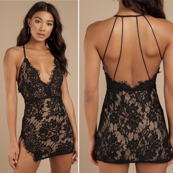 Tobi Dresses & Skirts - Tobi Black Lace Bodycon Dress